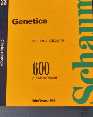 libro universitario Genetica 600 problemi risolti 