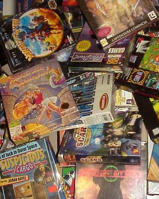 videogiochi pc floppy cd giochi ORIGINALI big box