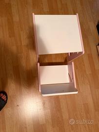 Set tavolino e sedia Montessori in legno