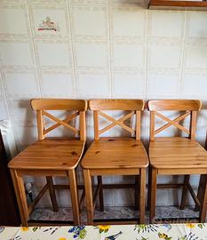3 Sgabelli Ikea