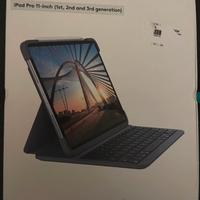 Custodia con tastiera slim ipad pro 11