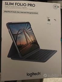 Custodia con tastiera slim ipad pro 11
