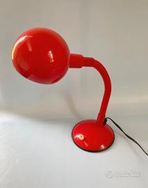 Lampada da tavolo rossa