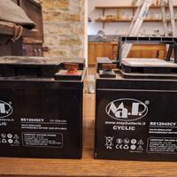 Coppia di batterie deep cycle 12V 50Ah