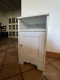 Comodino Ikea bianco