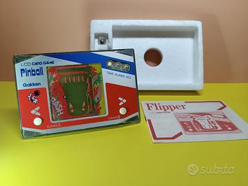 RARO Gakken Pinball Gioco Elettronico Portatile