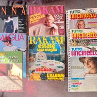 Riviste vintage ‘80 Uncinetto, Maglia, Centrini