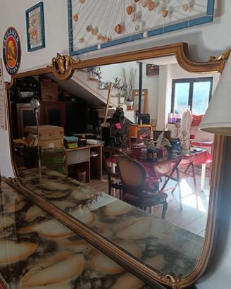 Grande specchiera vintage anni 50/60 con cornice 