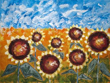 Quadro "Gira-girasole"