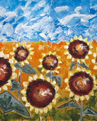 Quadro "Gira-girasole"
