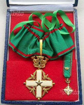 Medaglia collare Cavaliere Repubblica Italiana