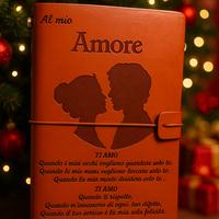 taccuino con dedica per amore 