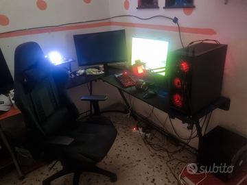 Postazione gaming completa prezzo trattabile