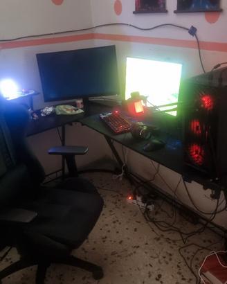Postazione gaming completa prezzo trattabile