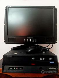 PC Lenovo + Monitor Hannspree