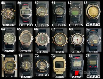 LOTTO N5 Casio Citizen Seiko (orologi vintage)
