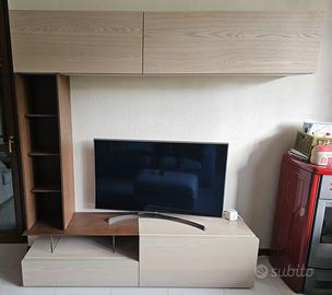 Mobile soggiorno alta qualità artigianale +TV lg