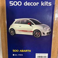 NUOVO Striscie adesive 500 abarth