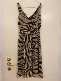 Vestito lungo zebrato S come nuovo Zara