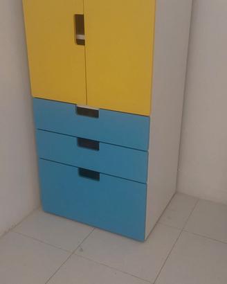 Mobile IKEA STUVA per cameretta – Giallo/Blu