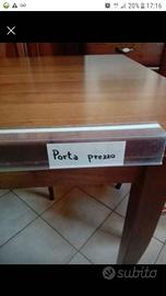 Portaprezzo da ripiano(più di 17metri)