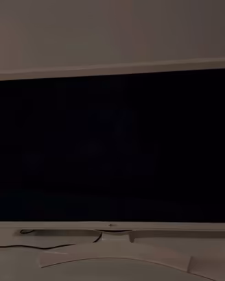 Tv monitor LG bianca nuova