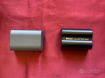 2 Batterie Nikon e Canon