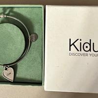 Kidult Bracciale con ciondolo cuore e scritta LOVE