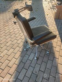 poltrona da barbiere vintage 