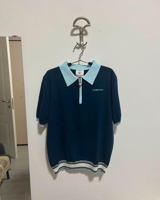 Completo Polo a maglia e pantalone stile Tennis S