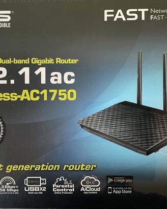 Router ASUS RT-AC66U Dual-Band Wireless AC1750