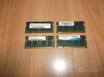 KIT RAM 5GB ASSORTITE  (2GB) + (1X1X1GB) DDR2  