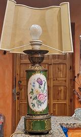 Lampada da tavolo elettrificata anni 60 70  old 