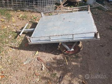 carrello per motocoltivatore