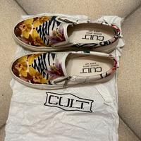 Mocassini Cult sneaker basse trama floreale (39)