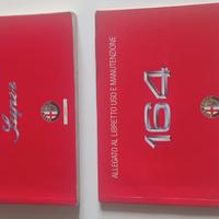 libretto manutenzione alfa 164 super e allegato