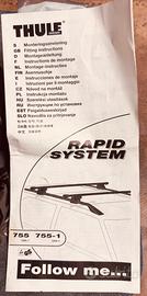 Piede per Barre Portatutto Thule 755-755-1