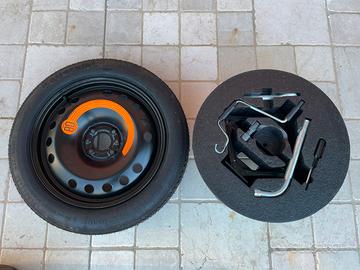 Set Ruota di scorta + cric Alfa Romeo Mito R.16