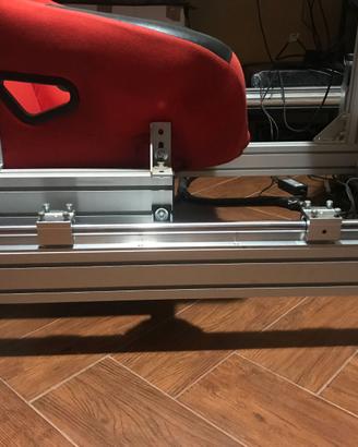 slitte alluminio per simulatore dinamico simracing