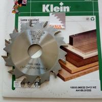 Lama fresa per incastri "klein" lamello per legno