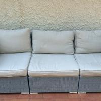 Salotto giardino BIZZOTTO 3+2 posti con tavolino