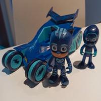 Gattoboy ninja della notte e Gattomobile Pj Masks