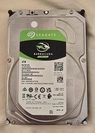 Hard disk interno 3,5" Seagate BarraCuda 4 TB