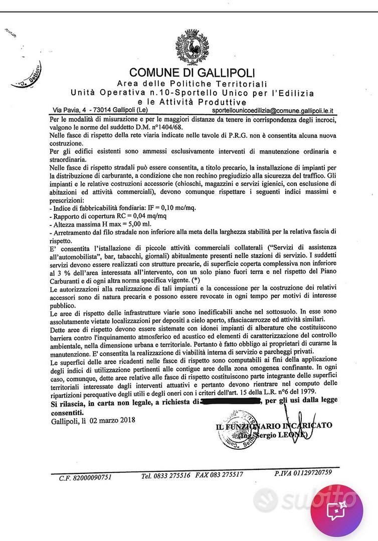 Terreno edificabile 1700mq - Altro