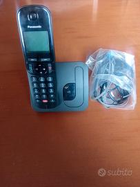 Telefono Cordless Panasonic con cicalino, mai usat