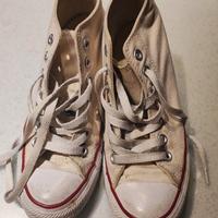 all star converse bianche ,donna 37