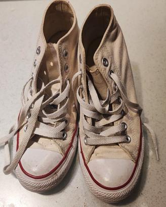 all star converse bianche ,donna 37