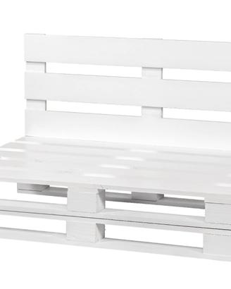 divano pallet 2 posti bianco