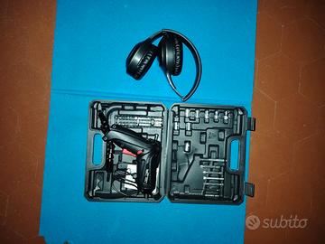 Avvitatore usb. Cuffie Bluetooth