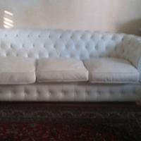 DIVANO A 3 POSTI E 2 POLTRONE CHESTERFIELD